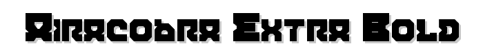 Airacobra Extra Bold font